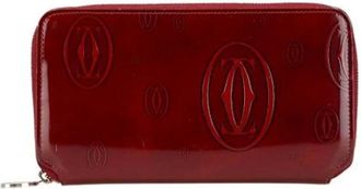 Cartier Pre-owned Wallets, female, Red, Size: ONE SIZE Pre-owned Happy Birthday Long wallet (bi-fold)