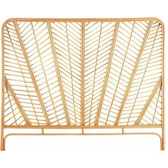 Miliboo Testiera del letto lit 160 in rattan galon