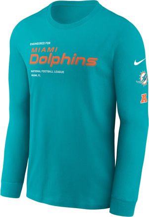 Nike Miami Dolphins Play To Win Essential Nike Mens NFL Long-Sleeve T-Shirt in Green | NKAC3GT9P-B6C