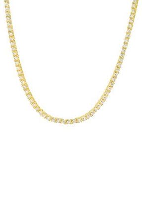 Queen Jewels Sterling Silver CZ Tennis Necklace in Gold at Nordstrom Rack