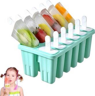 OEM Moldes Para Paletas Heladas, Sin Bpa, Moldes De Silicona Para Polos De Hielo, Moldes De Silicona Para Polos De Hielo, Reutilizables, 40 A 240 &deg;c