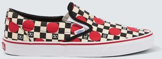 Valentino Garavani x Vans VLogo canvas slip-on shoes