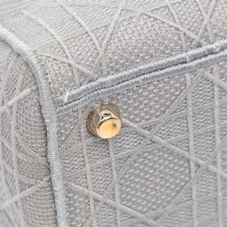 Dior Hobo Bags - 2020 Medium Canvas Cannage Lady D Lite - Gr. unisize - in Grau - für Damen