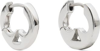 Kate Spade New York everyday spade cutout huggie hoop earrings in Silver at Nordstrom