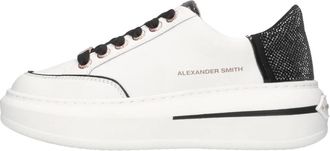 Alexander Smith Rhinestone Trainers - Dames - Sneakers - Wit - 39 EU - Leer - Schoenen