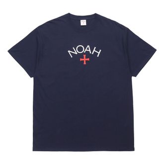 Noah Core Logo T-shirt Navy T13FW19