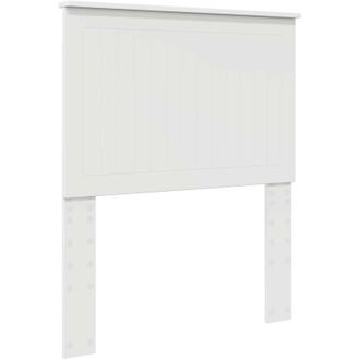 vidaXL Headboard with Headboard White 80 cm Engineered wood vidaXL