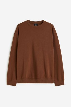 H&M Sweatshirt in Loose Fit - Beige