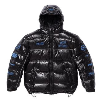 SUPREME x Fox Racing Shiny Down Puffer Jacket Black FW25J60-BLACK
