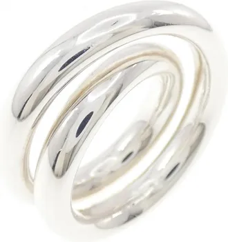 Herm&egrave;s Silver 925 Band Ring (Pre-Owned)