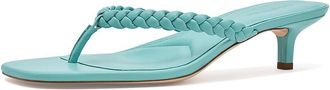 Favorite Daughter Sutton Womens Sandals Aqua Haze : 5.5 M, Leather