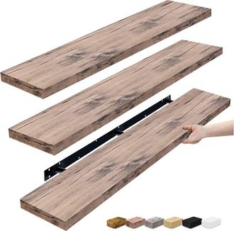 Sorbus 55In Xl 3-Pack Floating Shelves