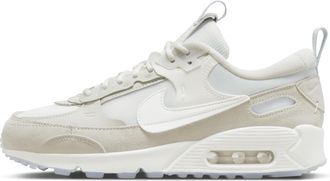 Nike Womens Air Max 90 Futura Shoes in White | DM9922-102