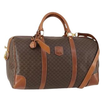 Celine Pre-owned Weekend Bags, female, Brown, Size: ONE SIZE Pre-owned Vintage Plastic Weekend Bag