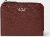 Osprey The Core Medium Leather Zip Matinee Purse in Merlot at Nordstrom