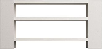 Bernhardt Stratum Console Table With Shelves