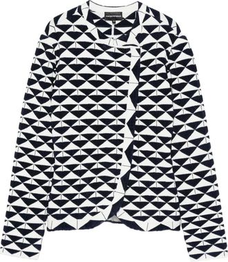 Emporio Armani Jack met geometrische print - FB009 GEOMETRIC BLU