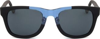 Linda Farrow KRIS VAN ASSCHE KVA37 C3 Mens Sunglasses Black Size 50