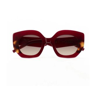 Kaleos Sunglasses, female, Red, Size: 49 MM Alexander 002 Sunglasses