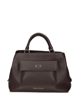 A|X Armani Exchange pocket-detail tote bag - Brown