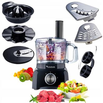 OEM Batidora Multifuncional, Robot De Cocina, Rallador, Cortador 800 W 1,2 L