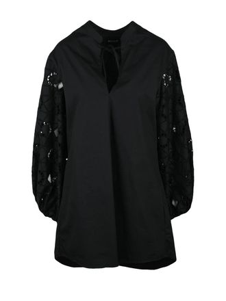 Dondup Cotton Tunic Dress - Black