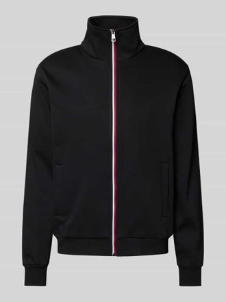 Tommy Hilfiger Regular Fit Sweatjacke aus Baumwoll-Mix in Black, Gr&ouml;&szlig;e XXL