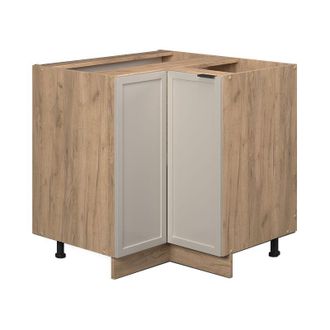 Vicco Muebles Bajos Rinconeros Fame-line, Grisbeige, 80.5 Cm Sin Encimera, Vicco