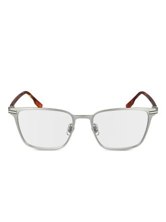Lacoste L2301 metal rectangle glasses - Silver