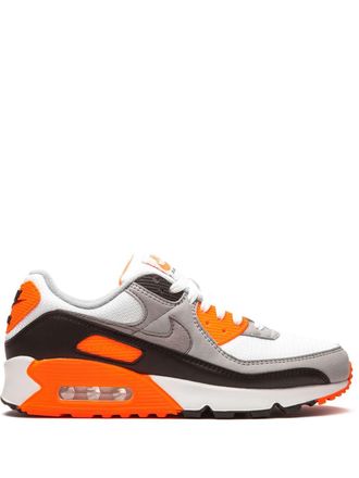 Nike Air Max 90 Total Orange sneakers - unisex - Leather - 10 - White