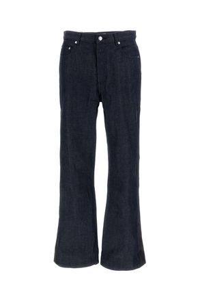 A.P.C. Blue Rigid Cotton Denim Jeans