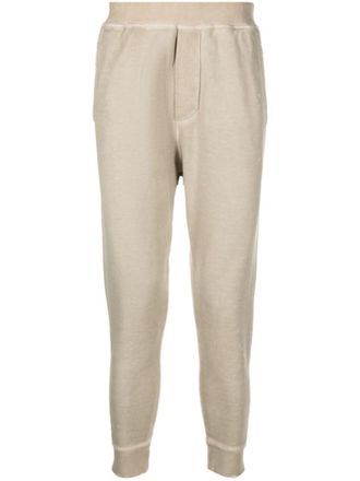 Dsquared2 Beige Print Logo Trouser