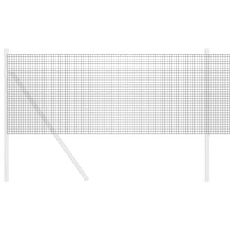 Berkfield Home Modern Welded Wire Fence Grey 0.4x100 m Steel