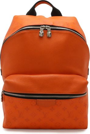 Louis Vuitton Monogram Eclipse Orange Taigarama Backpack (Pre-Owned)