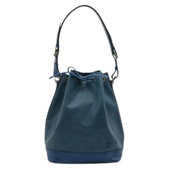 Louis Vuitton Pre-owned Bucket Bags, female, Blue, Size: ONE SIZE Pre-owned Vintage Epi Shoulder Bag