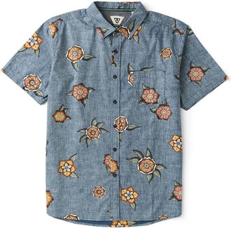 Vissla Mens Ink Lines Eco Shirt Blue XXL