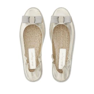 Ferragamo Ballet Flat - Silver
