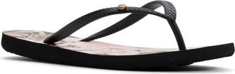 Roxy Bermuda Bling Flip Flop in Black Graphic at Nordstrom Rack, Size 10