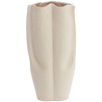 Light & Living Light&living - Vaso De Cer&aacute;mica Sanguli Color Crema - 28x27,5x56