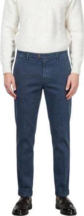Mason's Madison Chino Broek - Heren - Chinos - Blauw - L - Katoen - Broeken