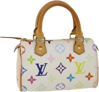 Louis Vuitton Pre-owned Mini Bags, female, Multicolor, Size: ONE SIZE Pre-owned Canvas Mini Bag