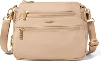Baggallini Marais Crossbody Bag in Desert Sand Twill at Nordstrom