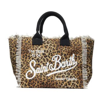 MC2 Saint Barth Tote Bags, female, Brown, Size: ONE SIZE Vanity Shoulder Bag