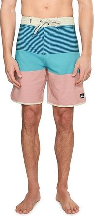 Quiksilver Surfsilk Tijuana 19 Boardshorts Mens Swimwear Aqua : 29, Elastane/Polyester