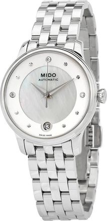 Mido Baroncelli Automatic Diamond Ladies Watch M0392071110600