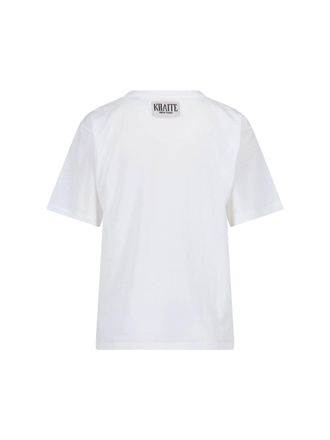 Khaite Womens T-Shirts And Polos White Cotton