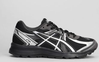 Asics Sneakers Jog 100S in pelle e tessuto nero