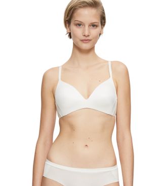 Triumph B&uuml;gel-BH TRIUMPH Body Make-up Soft Touch P EX, Damen, Gr. 80, Cup B, vanille, Microtouch, Obermaterial: 53% Polyamid, 27% Elasthan, 20% Polyester, Bas