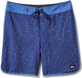 Quiksilver Surfsilk Scallop Board Shorts in American Navy at Nordstrom, Size 30