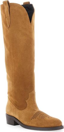 Via Roma 15 Womens Boots Suede Beige